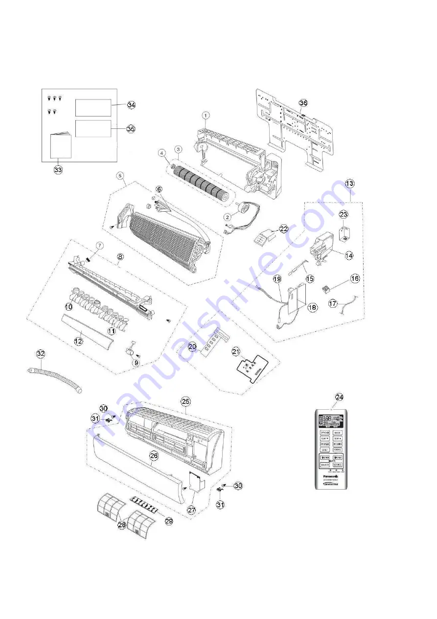 Panasonic CS-RE12NKX Скачать руководство пользователя страница 48