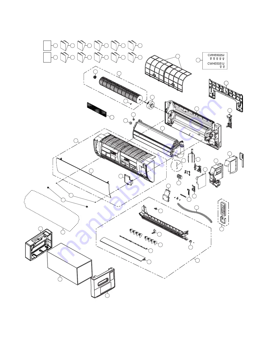 Panasonic CS-RE12QKE Service Manual Download Page 96