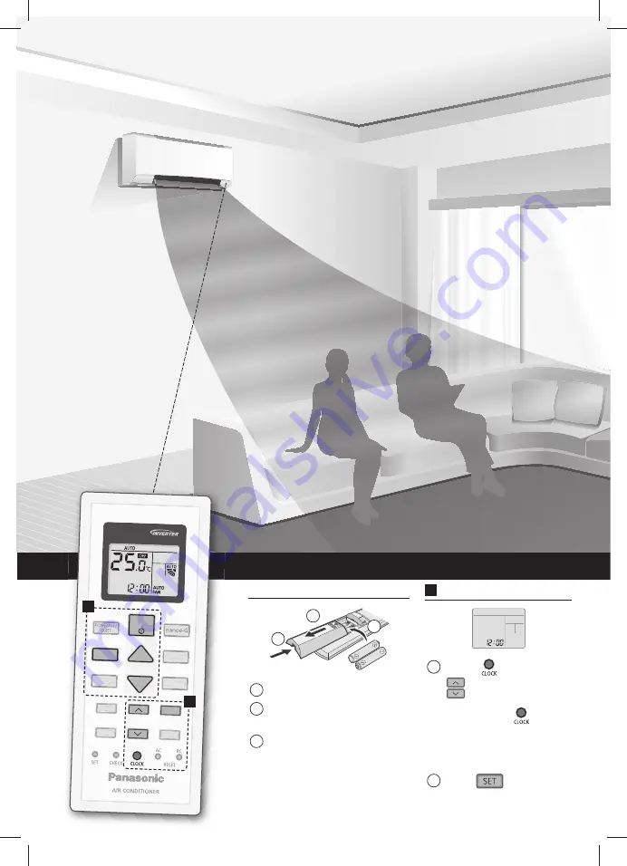 Panasonic CS-RE12UKA Скачать руководство пользователя страница 2