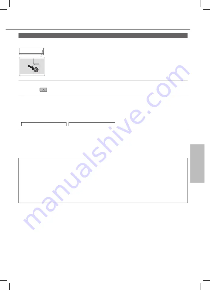 Panasonic CS-RE12UKA Operating Instructions Manual Download Page 11