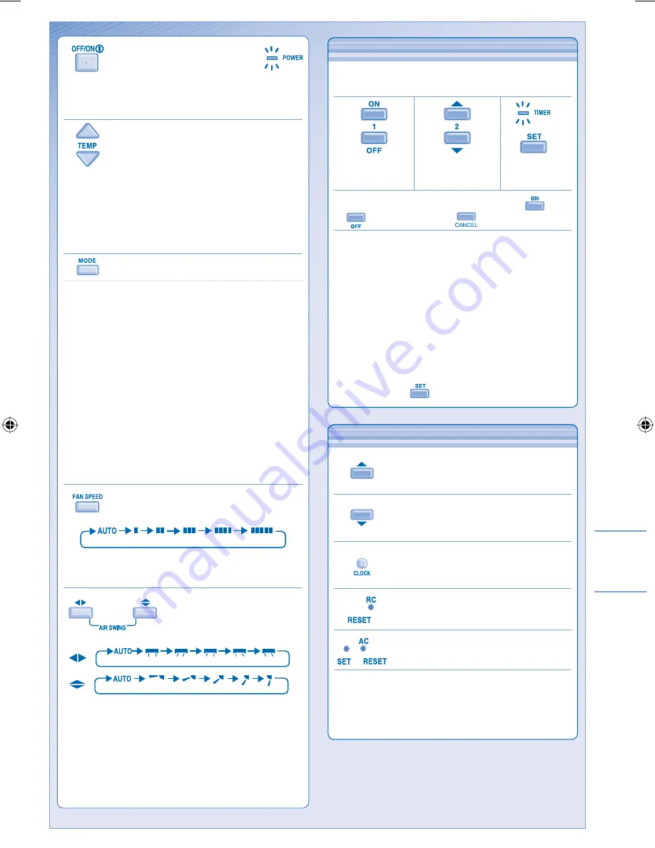 Panasonic CS-RE18JKE Operating Instructions Manual Download Page 53