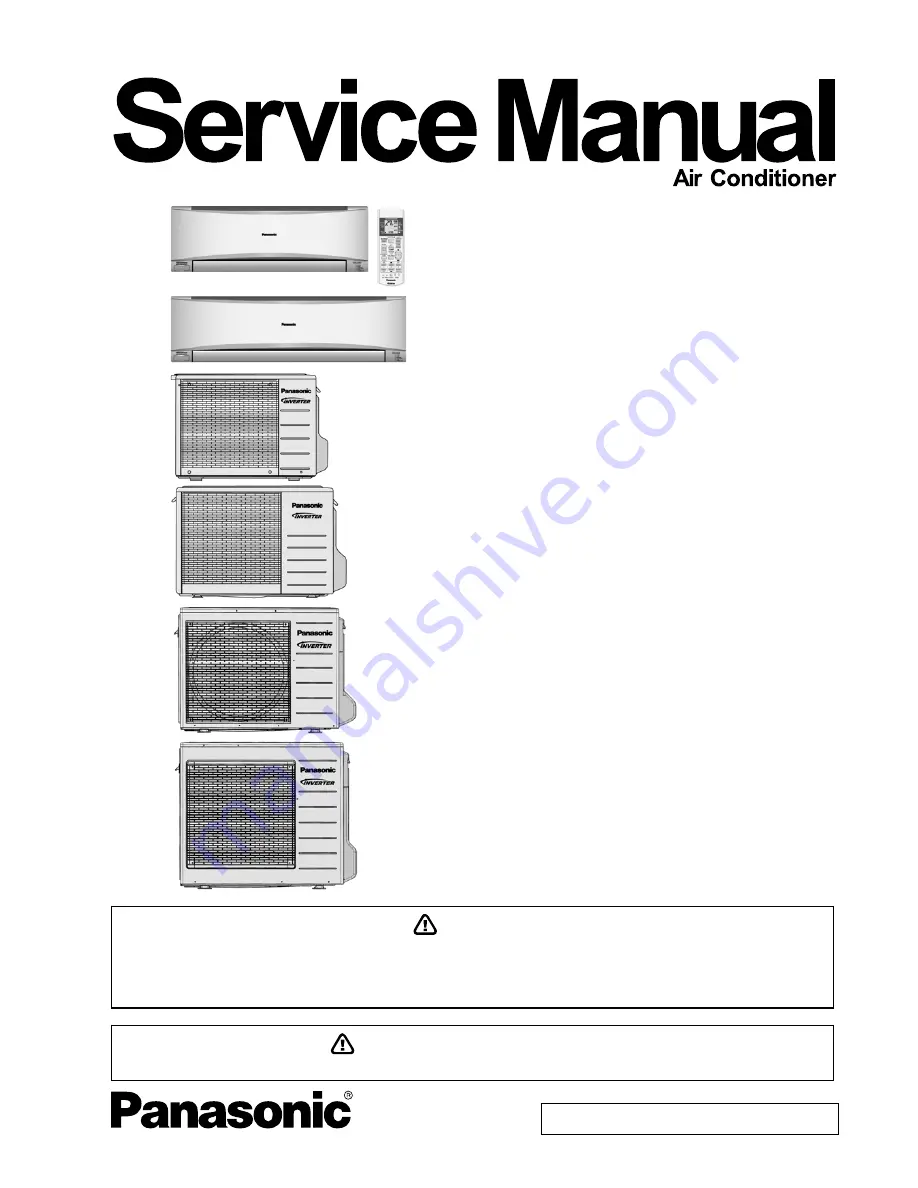 Panasonic CS-S12MKQ Service Manual Download Page 1