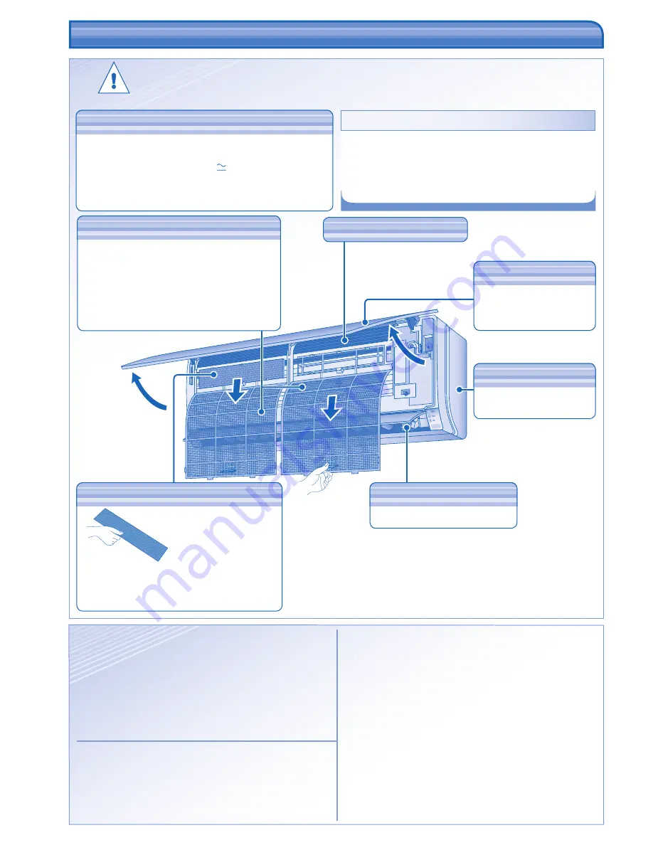 Panasonic CS-TE12HKE Operating Instructions Manual Download Page 12