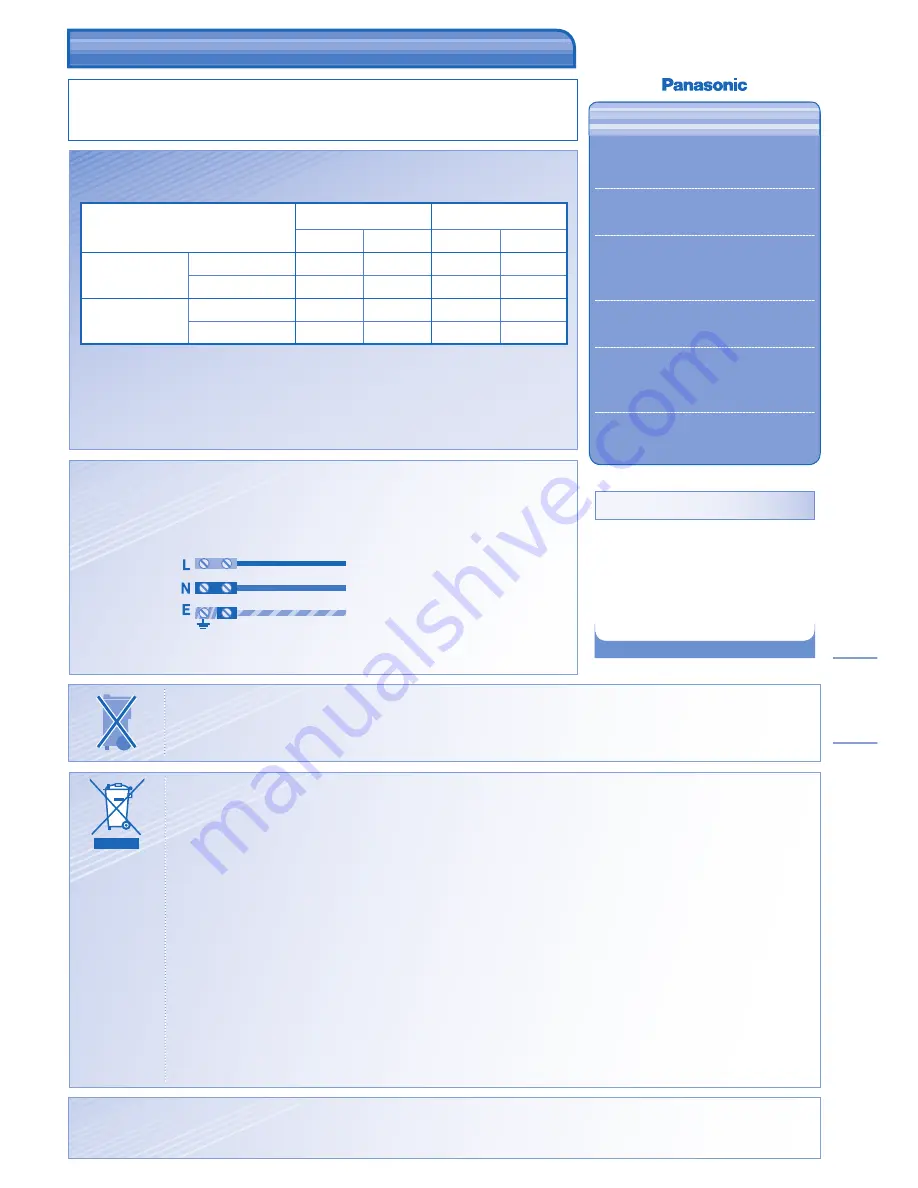 Panasonic CS-TE12HKE Operating Instructions Manual Download Page 45