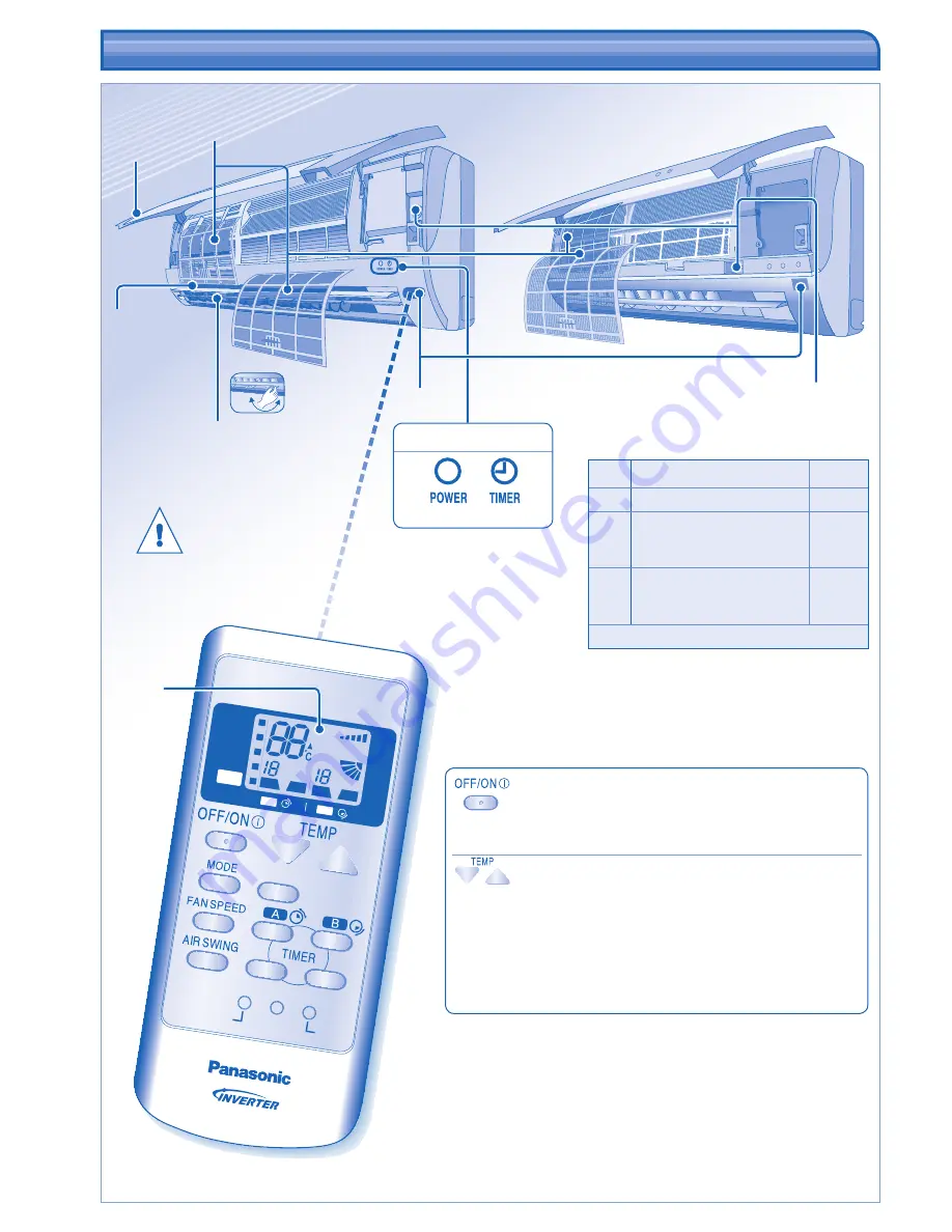 Panasonic CS-UE12JKE Operating Instructions Manual Download Page 16