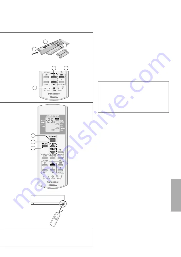 Panasonic CS-UE18RKE Скачать руководство пользователя страница 35