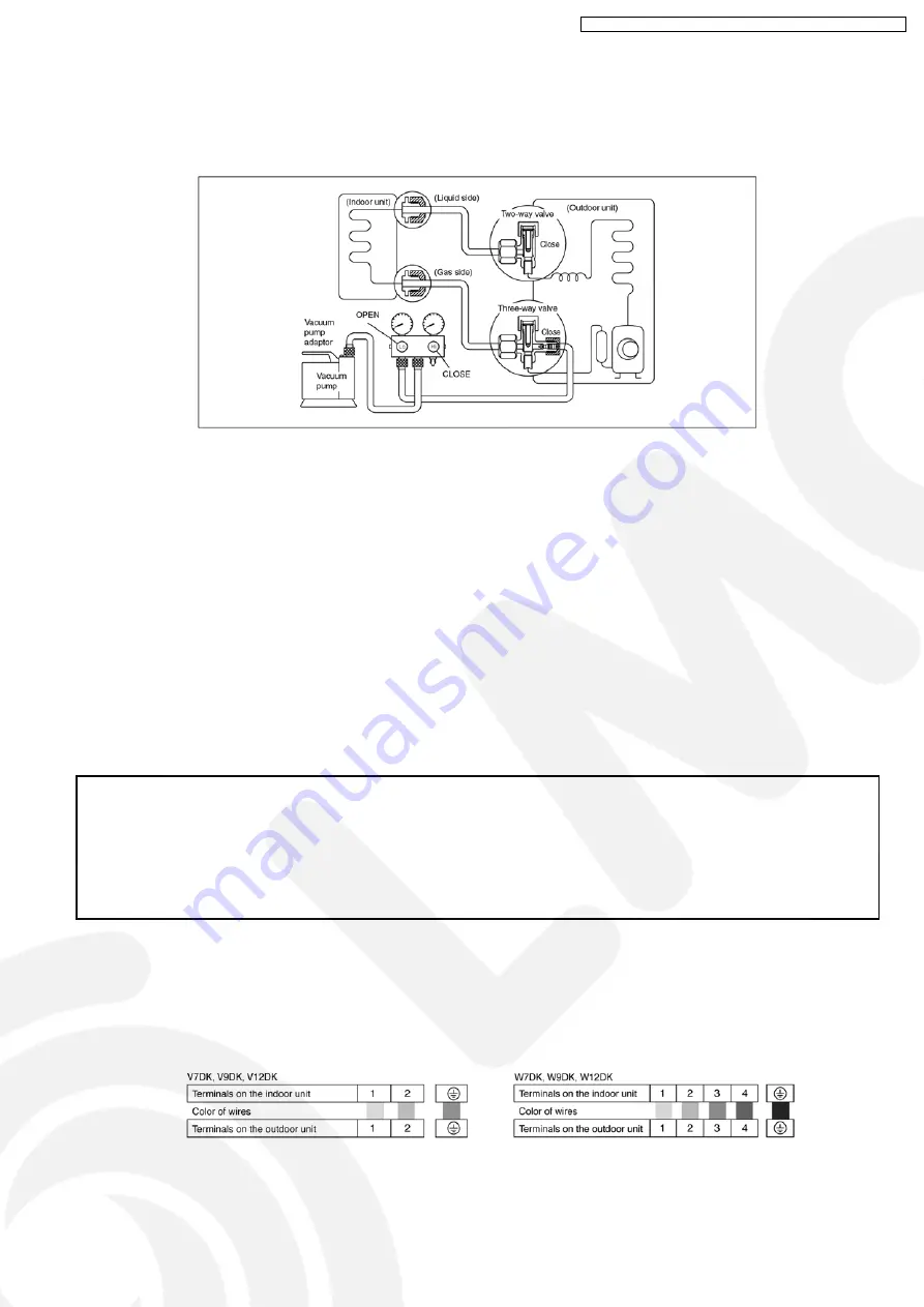 Panasonic CS-V12DKE Service Manual Download Page 43