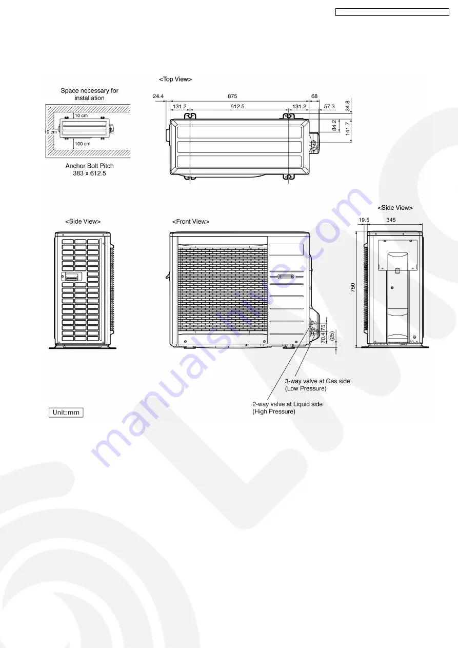 Panasonic CS-V18DKE Service Manual Download Page 11