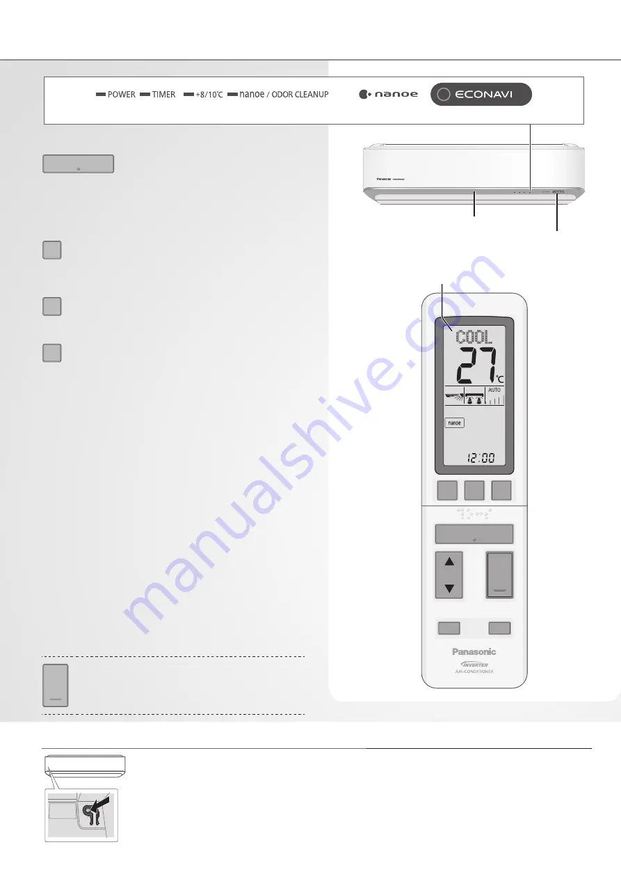 Panasonic CS-VZ12SKE Operating Instructions Manual Download Page 36