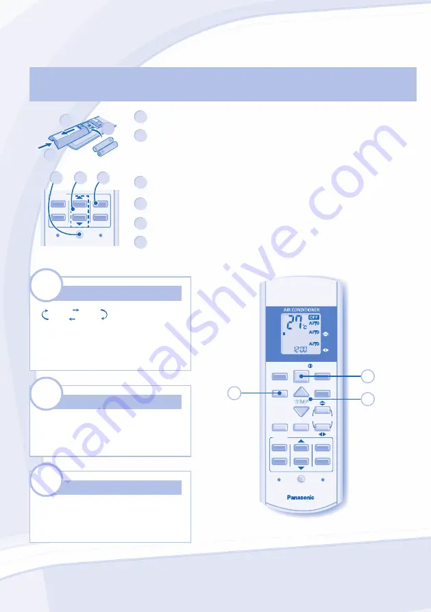 Panasonic CS-W18NKD Operating Instructions Manual Download Page 44