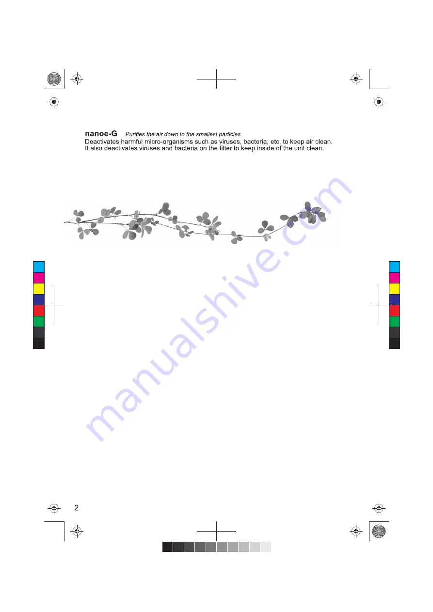 Panasonic CS-WU12VKY Series Operating Instructions Manual Download Page 2