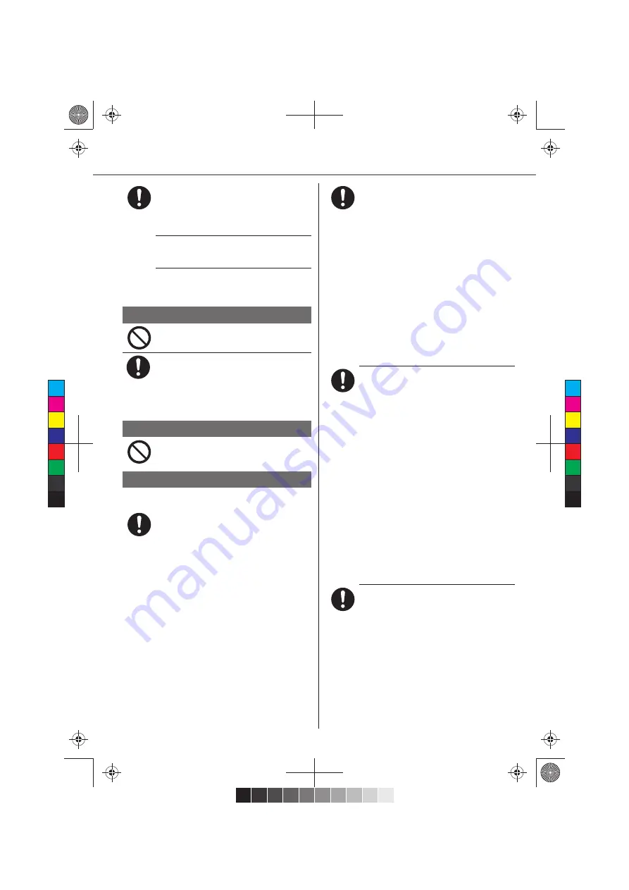 Panasonic CS-WU12VKY Series Operating Instructions Manual Download Page 6