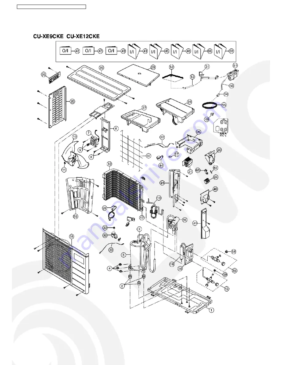 Panasonic CS-XE12CKE Service Manual Download Page 96