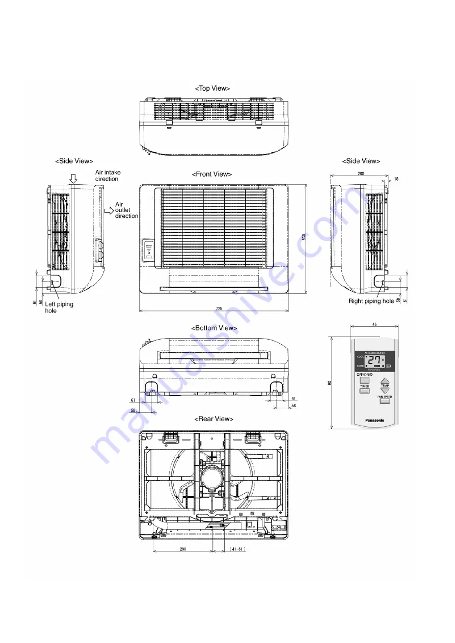 Panasonic CS-ZC15MKY-3 Скачать руководство пользователя страница 8