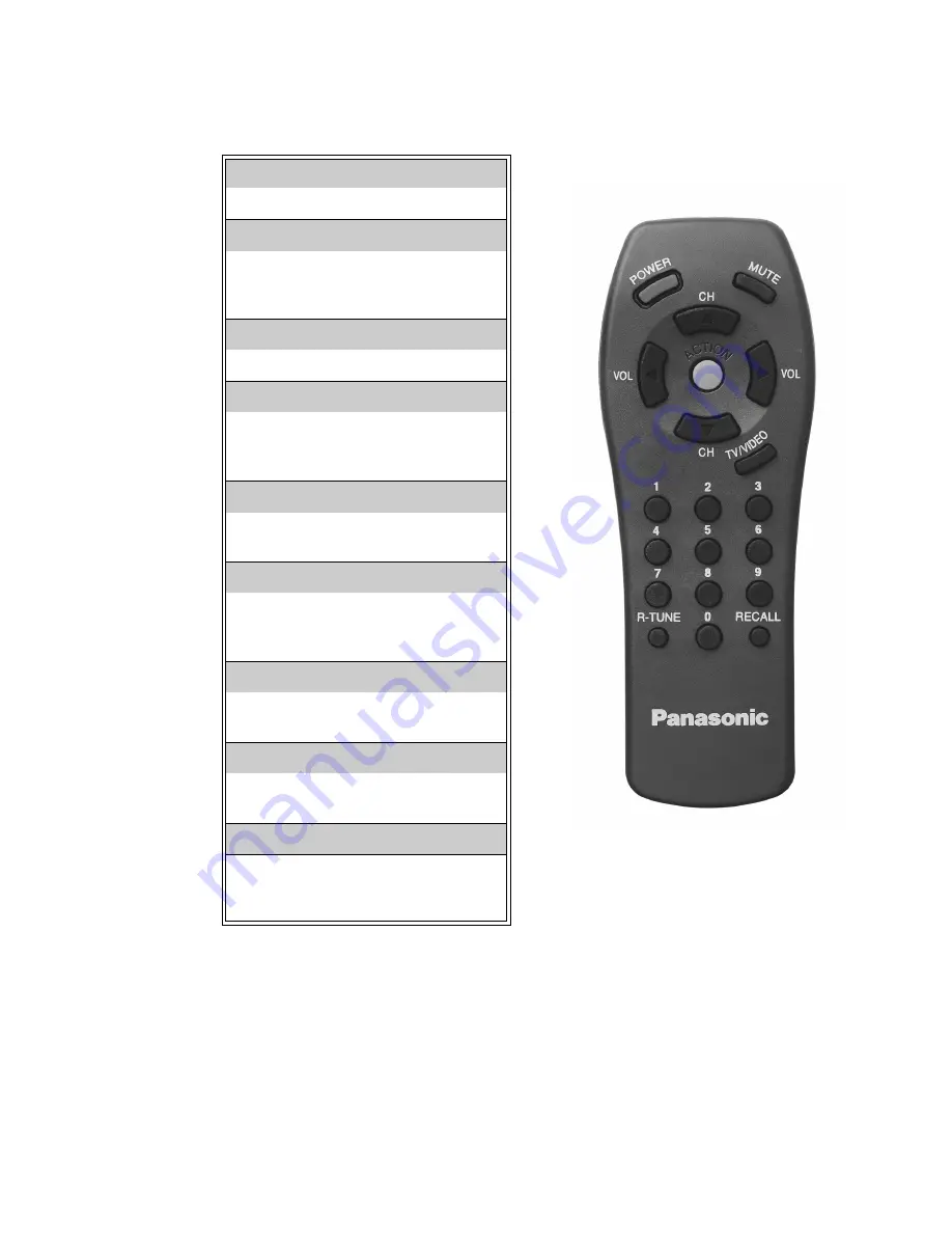 Panasonic CT-1388YD Service Manual Download Page 9