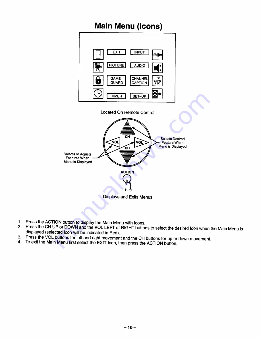 Panasonic CT-20S11 Operating Instructions Manual Download Page 10