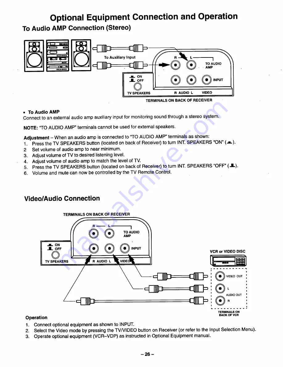 Panasonic CT-20S11 Operating Instructions Manual Download Page 26