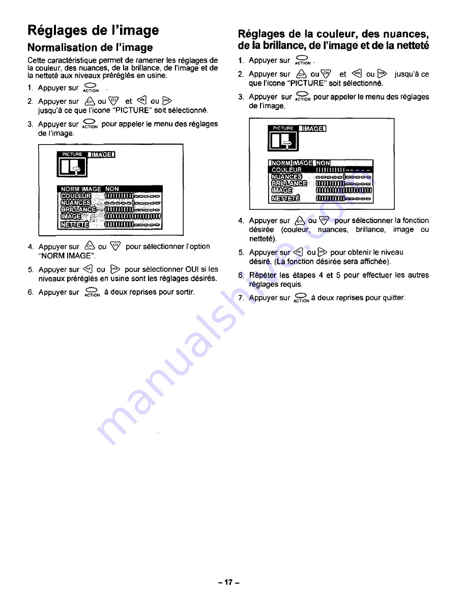 Panasonic CT-2768SD Operating Instructions Manual Download Page 45