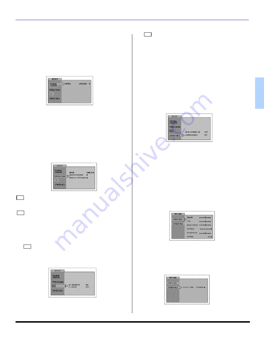 Panasonic CT-27E13-1 Operating Instructions Manual Download Page 13