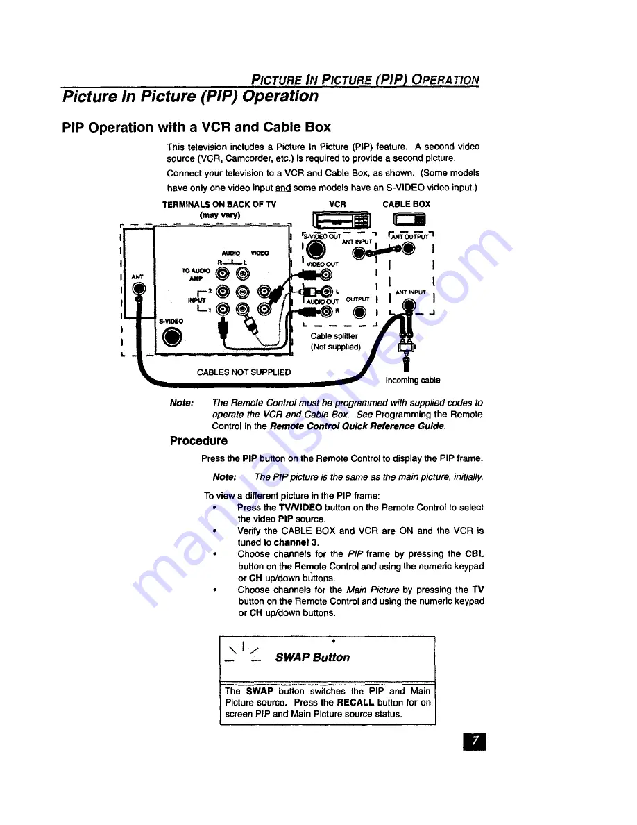 Panasonic CT-27G24 Manual Download Page 7