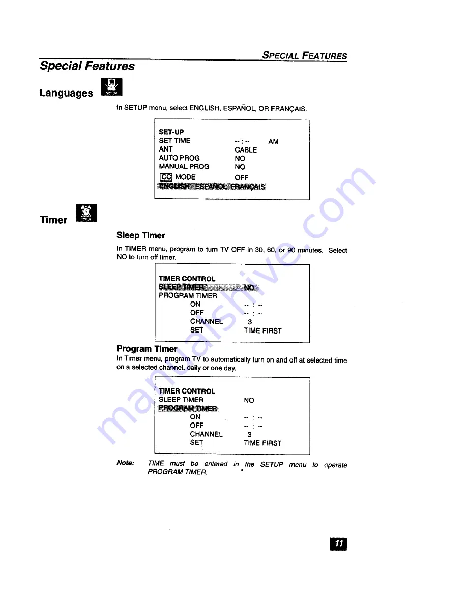 Panasonic CT-27G24 Manual Download Page 11