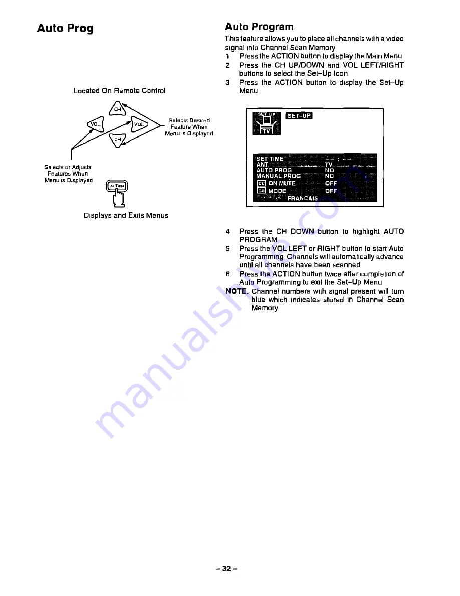 Panasonic CT-27G31 Operating Instructions Manual Download Page 32