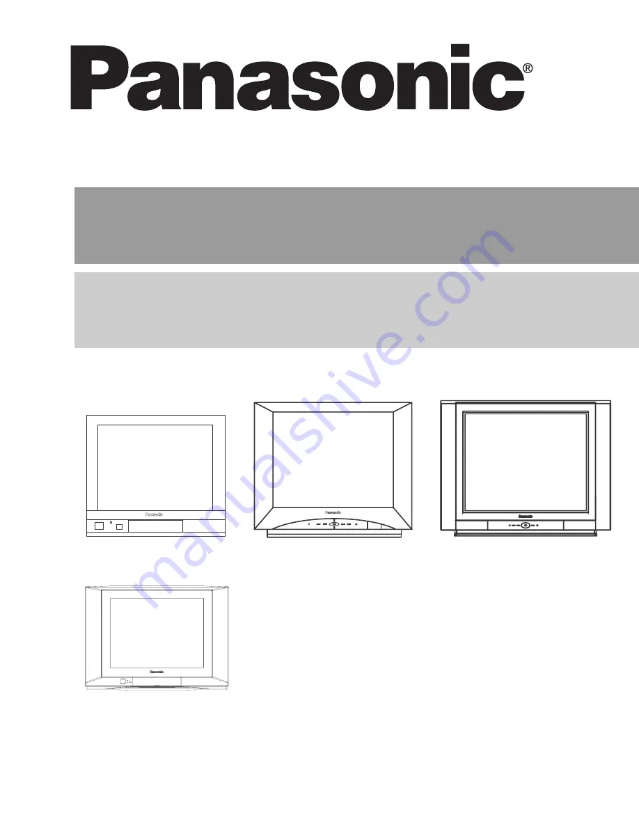 Panasonic CT-27HC15 Скачать руководство пользователя страница 1