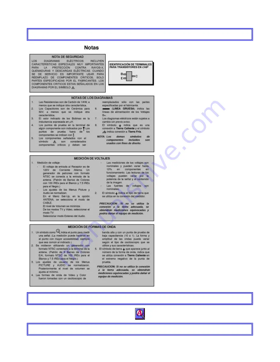 Panasonic CT-27HL15N Service Manual Download Page 12