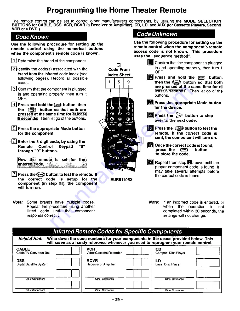 Panasonic CT-31SF14V Operating Instructions Manual Download Page 29