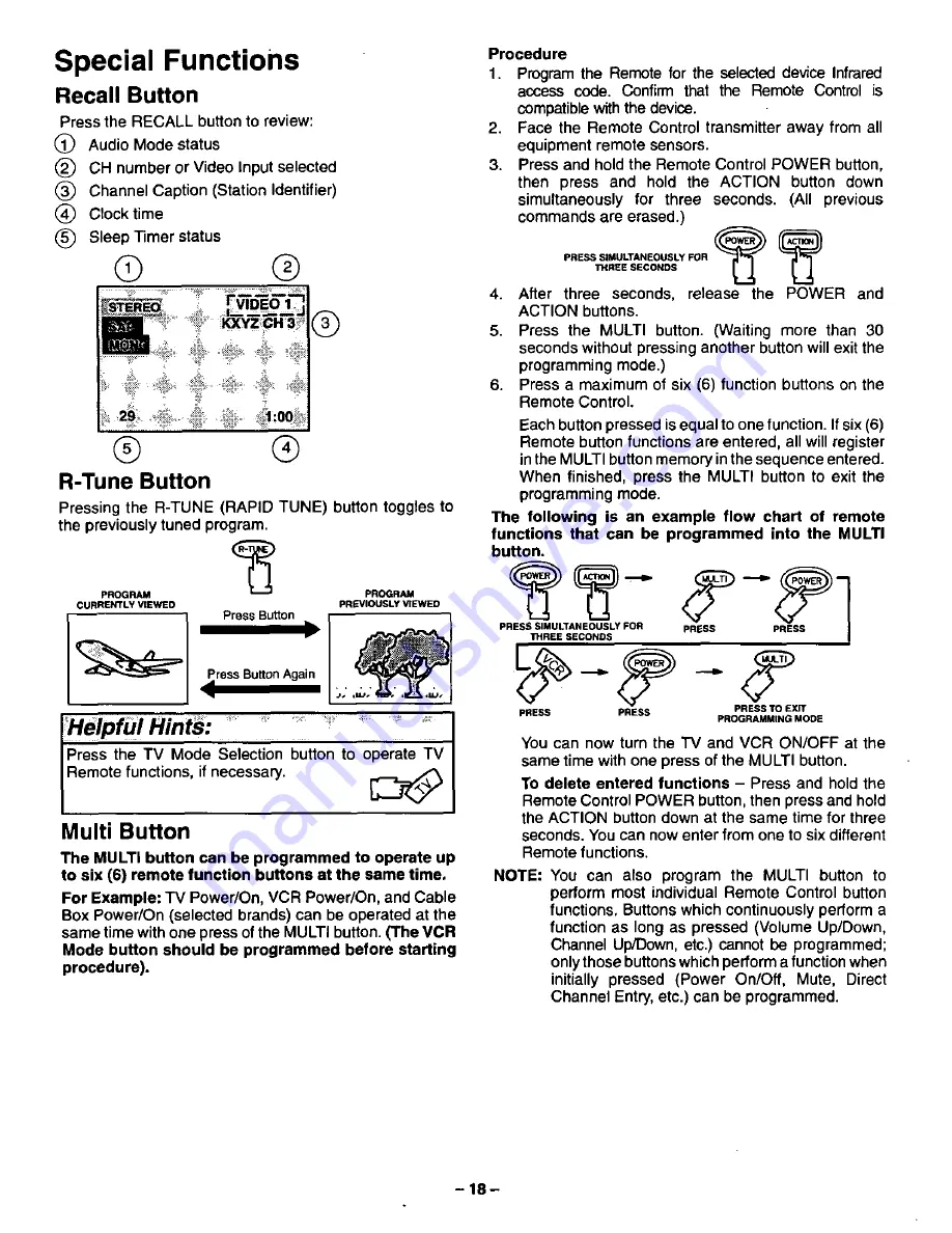 Panasonic CT-31XF44 User Manual Download Page 18