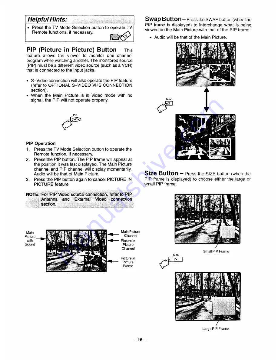 Panasonic CT-32G21 Operating Instructions Manual Download Page 16