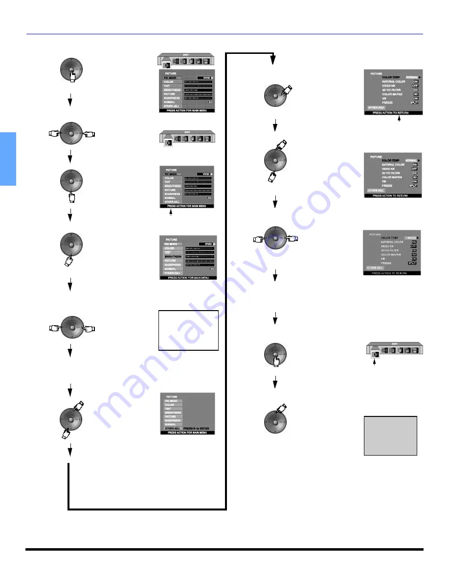 Panasonic CT-32HC43 Operating Instructions Manual Download Page 22