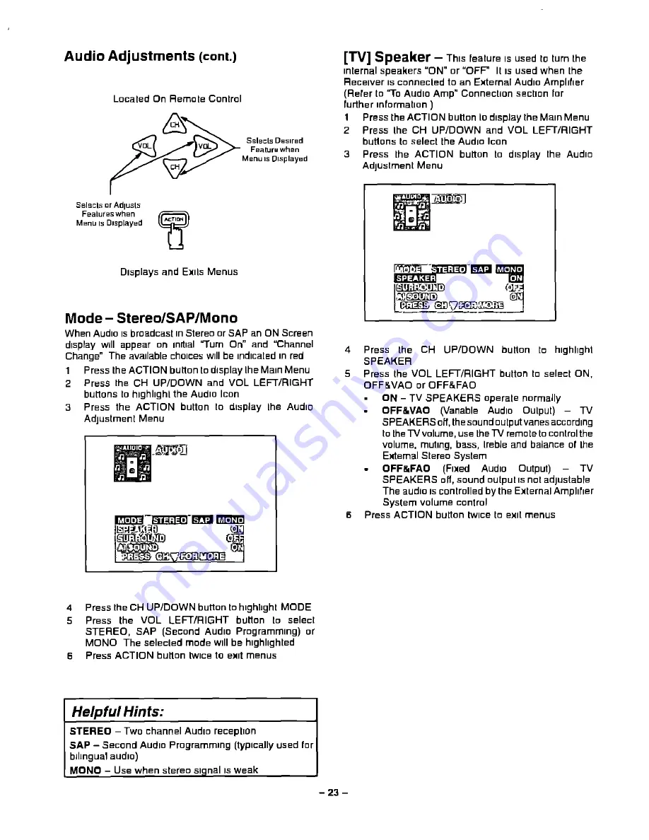 Panasonic CT-35SF23 User Manual Download Page 23