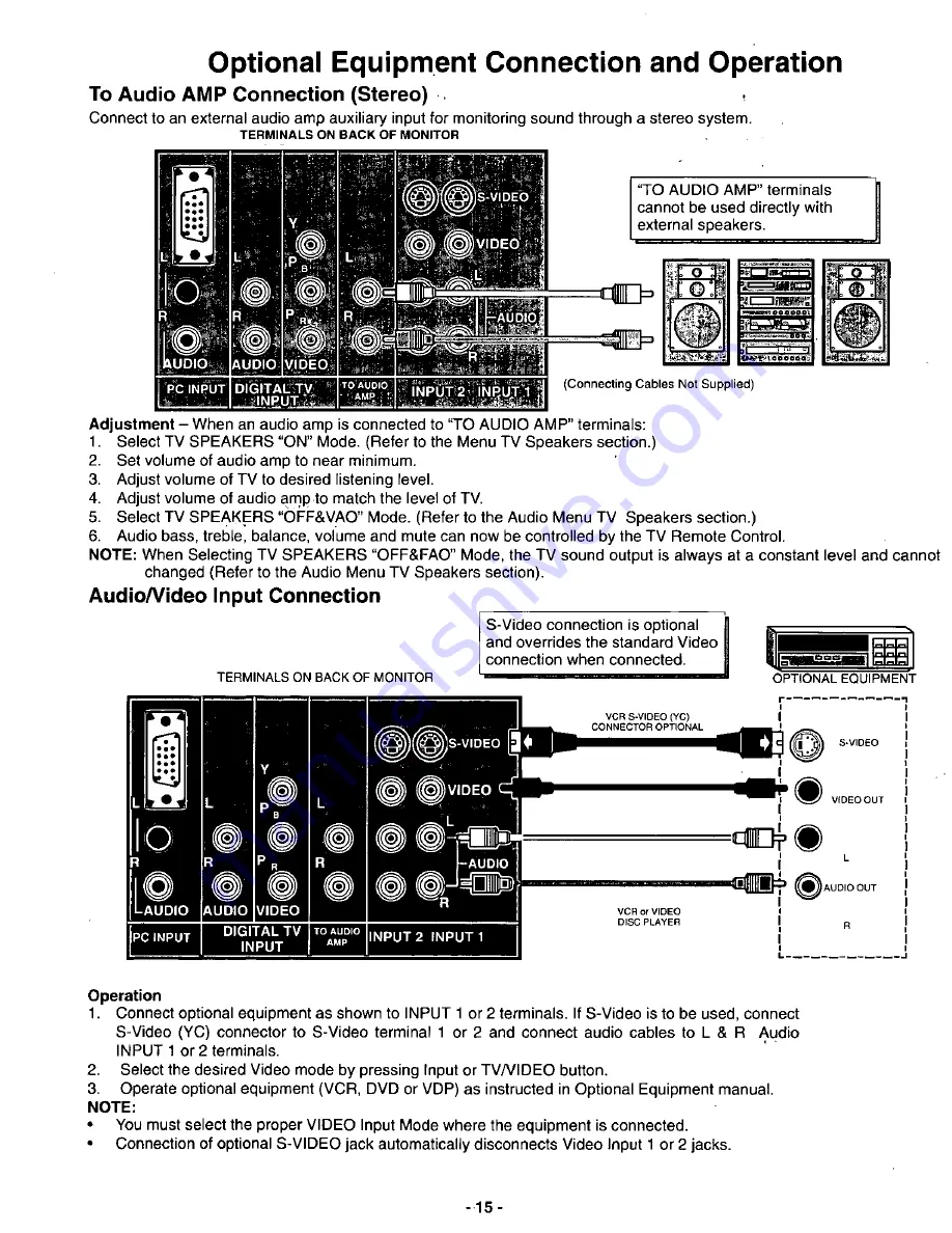 Panasonic CT-36DV60 Operating Manual Download Page 16