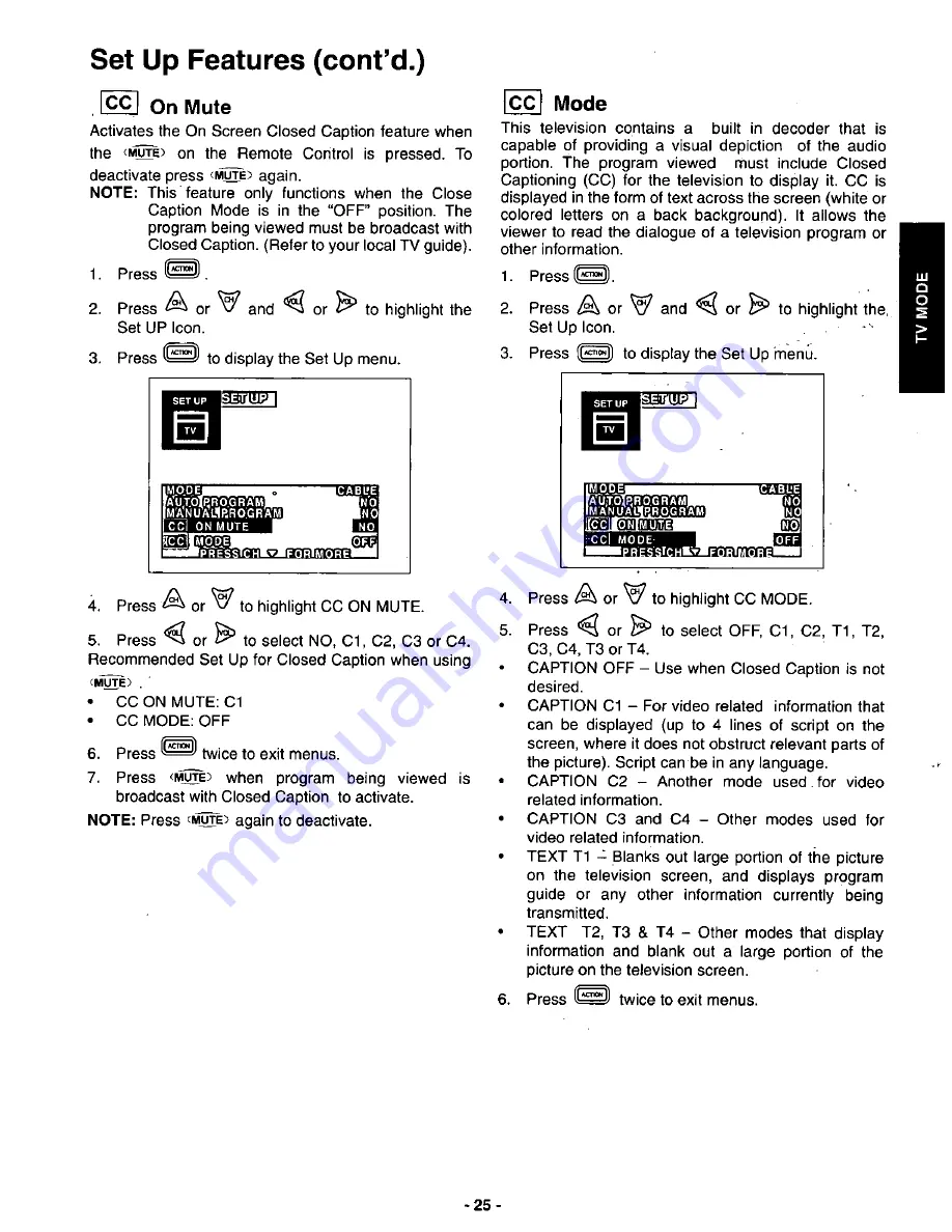 Panasonic CT-36DV60 Operating Manual Download Page 26