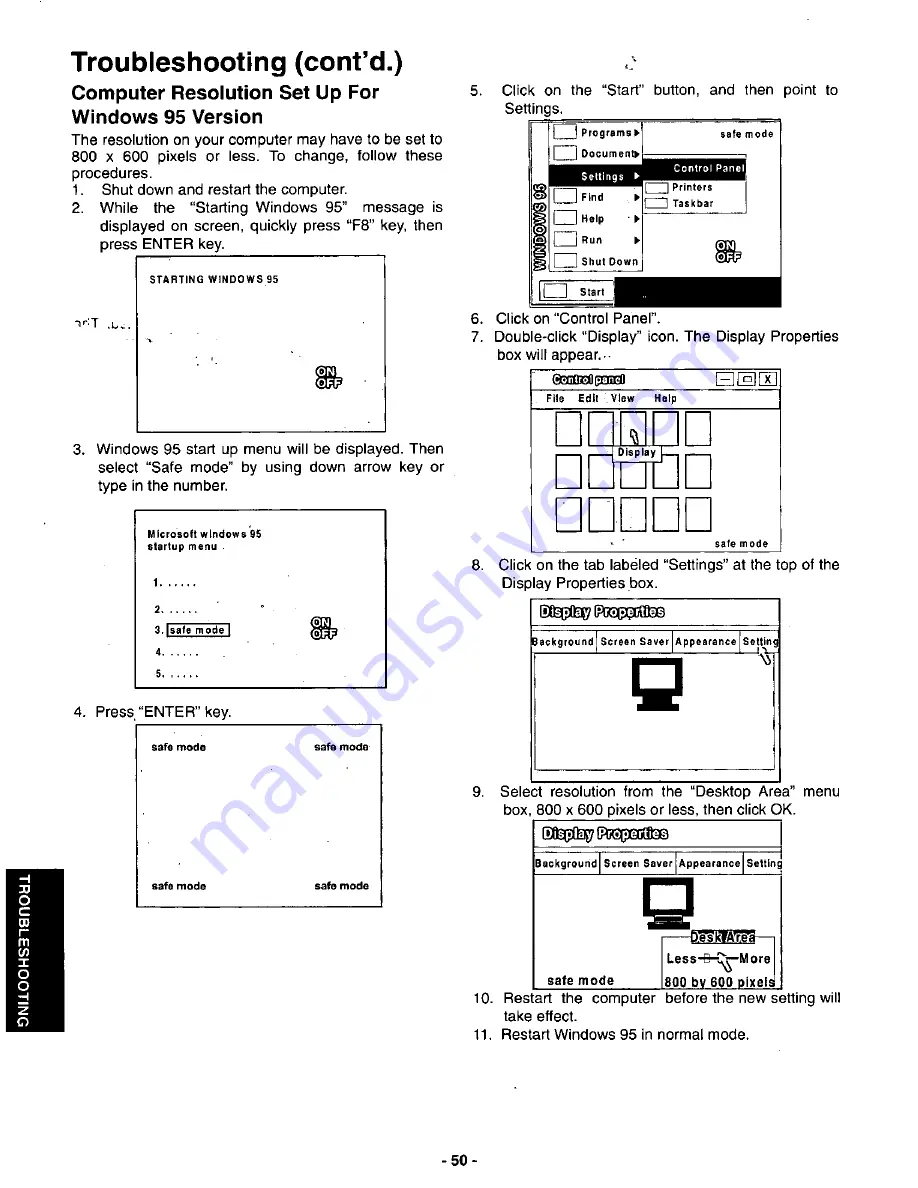 Panasonic CT-36DV60 Operating Manual Download Page 51