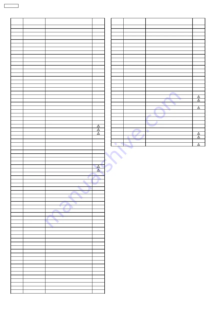 Panasonic CT-F2936LP Service Manual Download Page 32