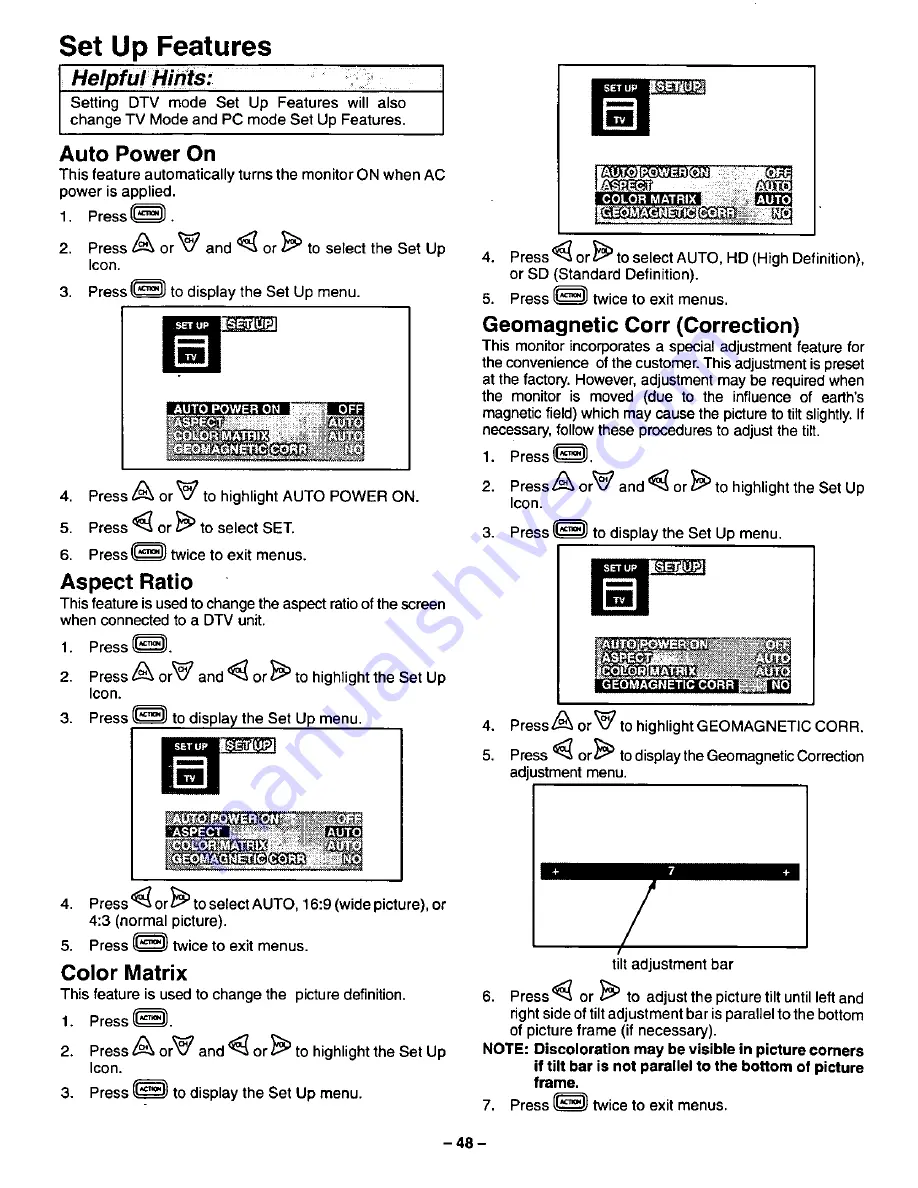 Panasonic CT3696VY - 36