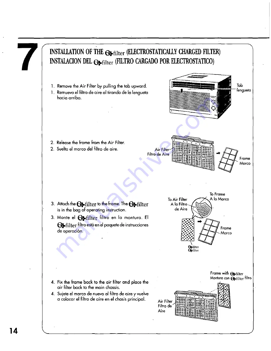 Panasonic CW-C141NU Installation And Operating Instructions Manual Download Page 14