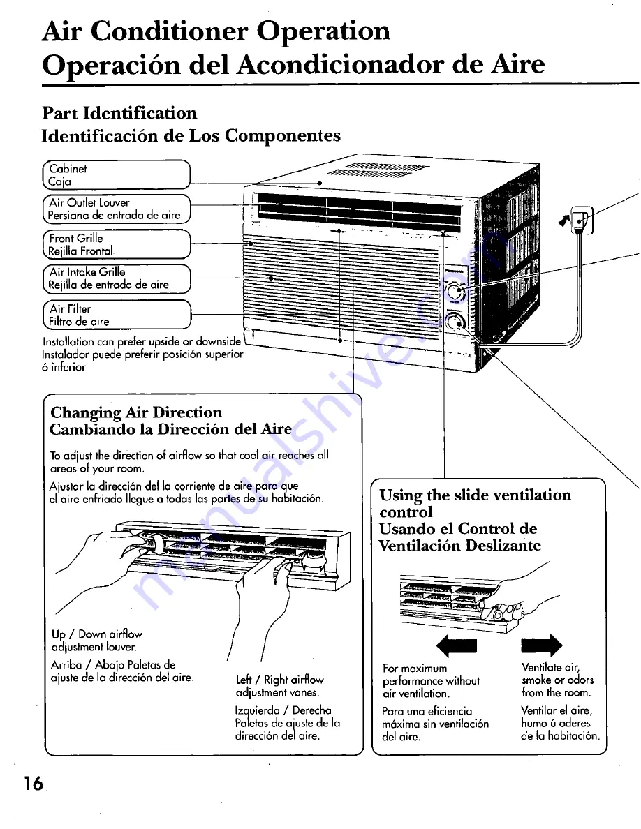 Panasonic CW-C141NU Скачать руководство пользователя страница 16