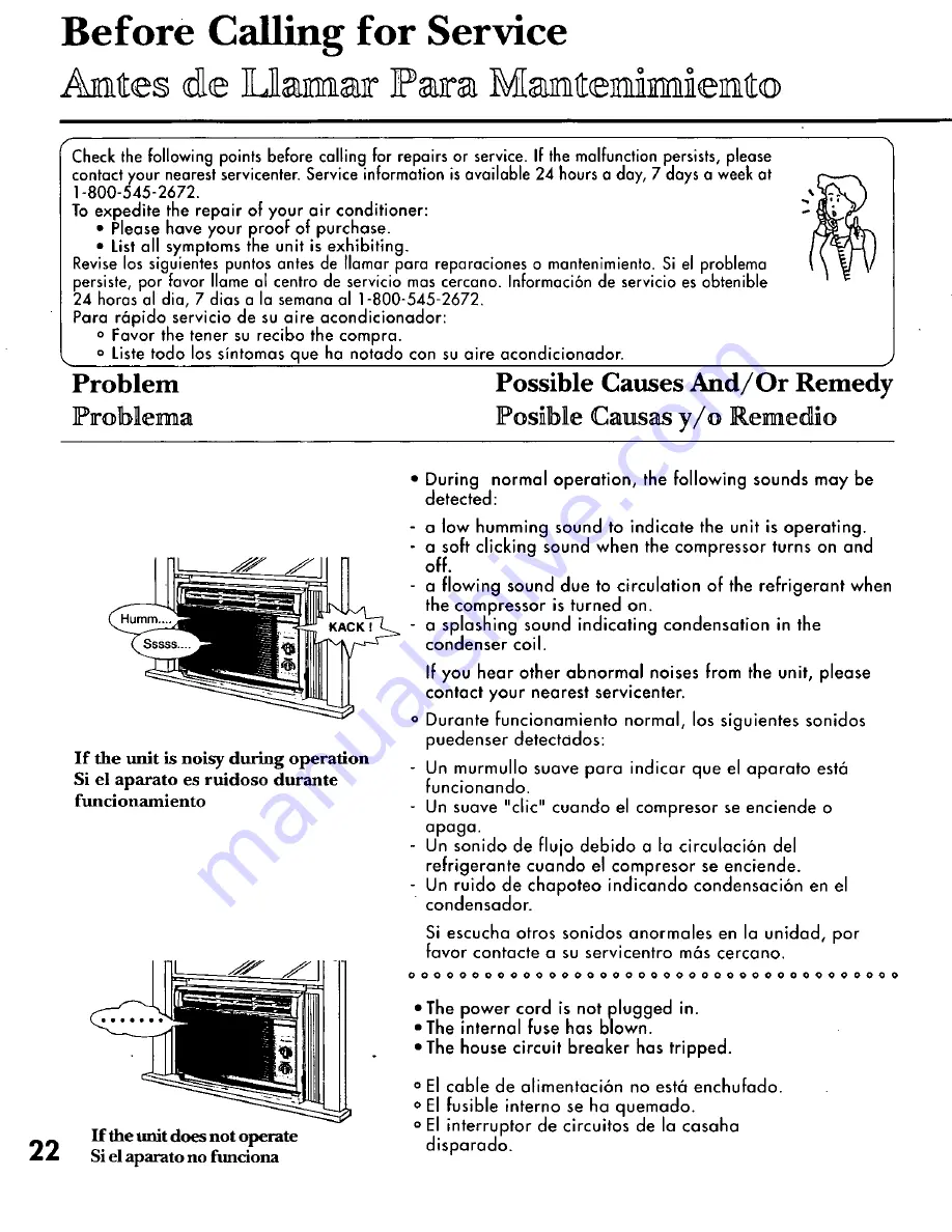 Panasonic CW-C141NU Скачать руководство пользователя страница 44