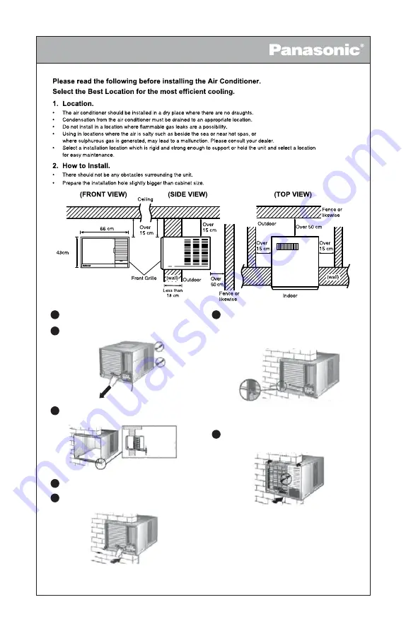 Panasonic CW-UC1815AF Скачать руководство пользователя страница 8