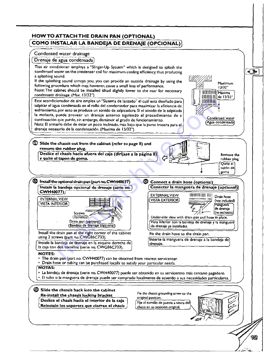 Panasonic CW-XC143EU Скачать руководство пользователя страница 13