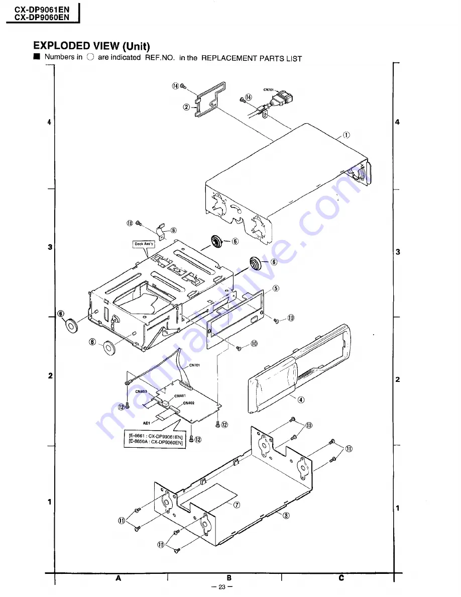 Panasonic CX-DP9060EN Service Manual Download Page 40