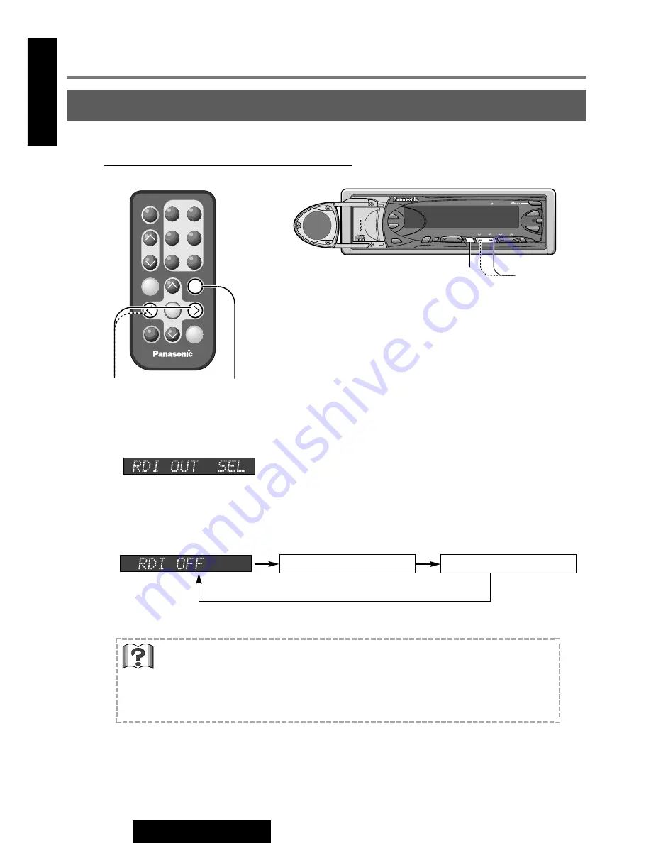 Panasonic CY-DAB2000N Operating Instructions Manual Download Page 28