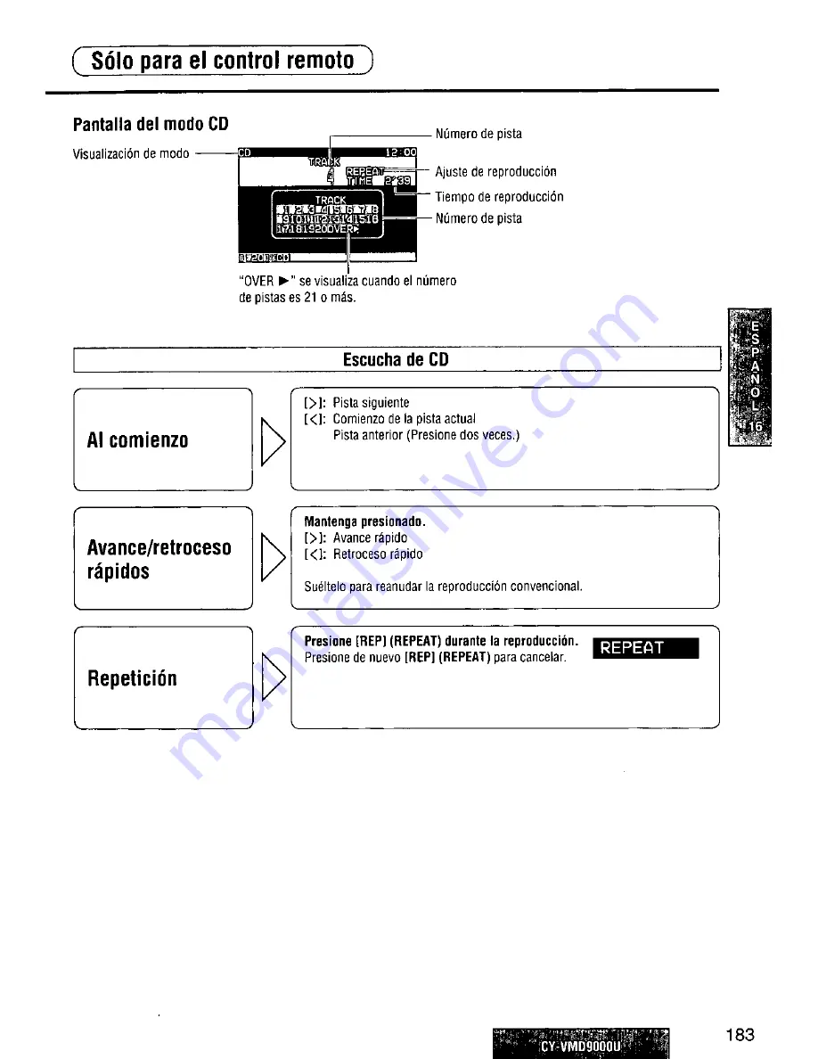 Panasonic CY-VMD9000U Operating Manual Download Page 183