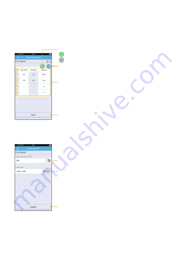 Panasonic CZ-RTC6BLW Operating Instructions Manual Download Page 54