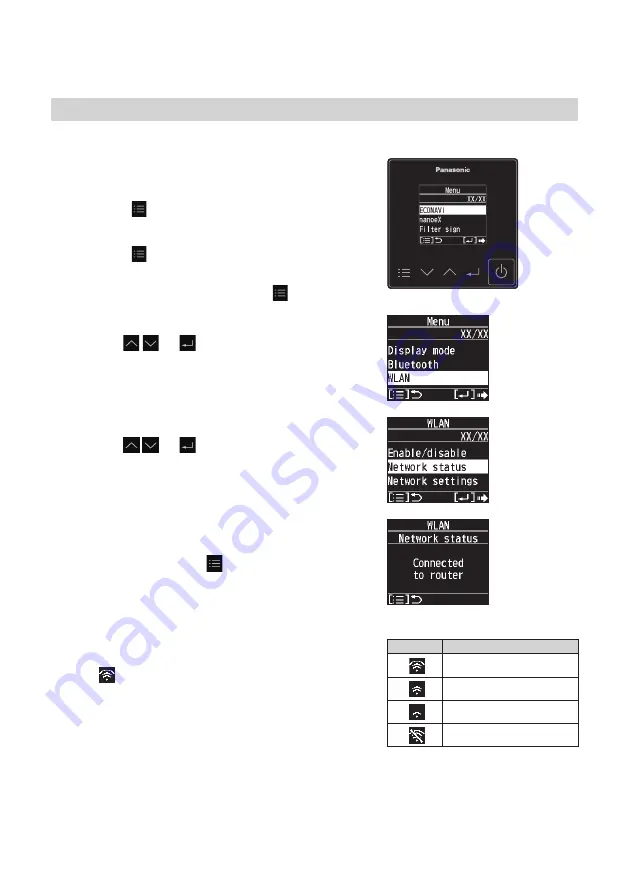 Panasonic CZ-RTC6BLW Operating Instructions Manual Download Page 62