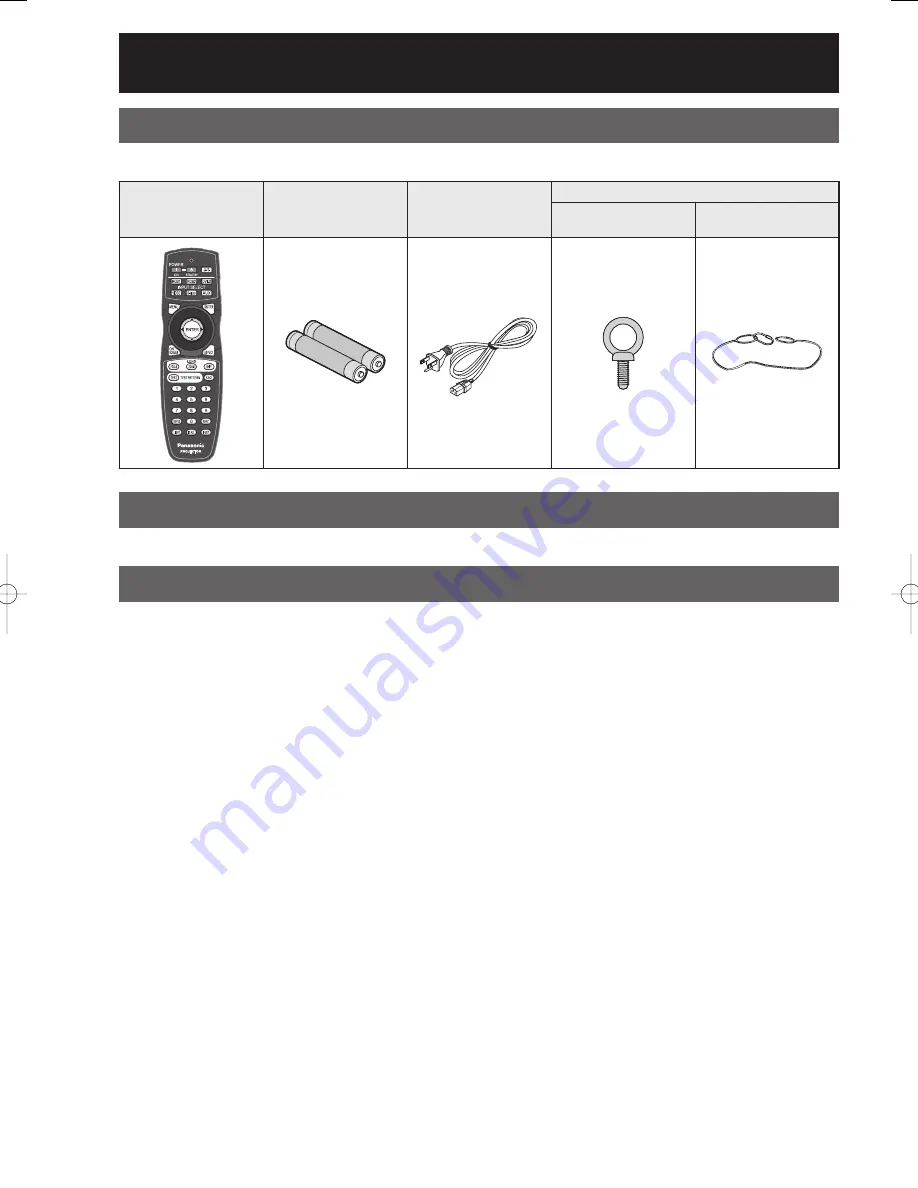 Panasonic D10000U - SXGA+ DLP Projector Скачать руководство пользователя страница 10