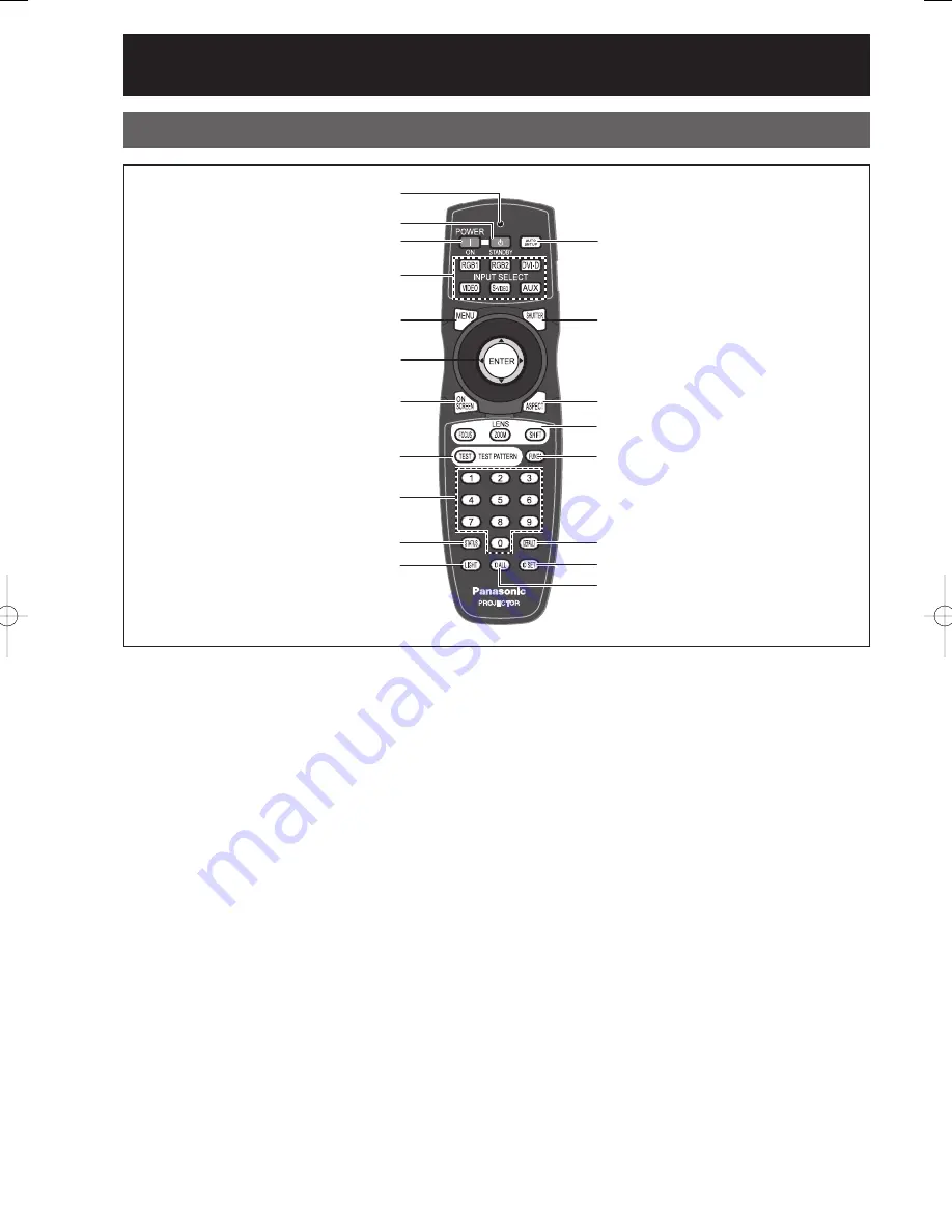 Panasonic D10000U - SXGA+ DLP Projector Operating Instructions Manual Download Page 12